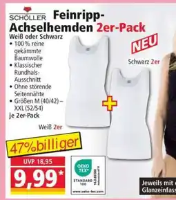 Norma SCHÖLLER Feinripp-Achselhemden 2er-Pack Angebot