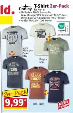 Norma Ronley T-Shirt 2er-Pack Angebot