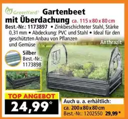 Norma GreenYard Gartenbeet mit Überdachung Angebot