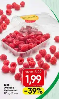 Süße Driscoll’s Himbeeren