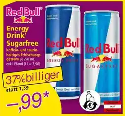 Norma Red Bull Energy Drink, Sugarfree Angebot