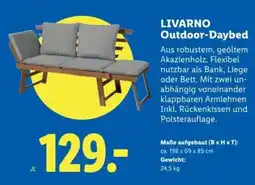 Lidl Livarno Outdoor-Daybed Angebot