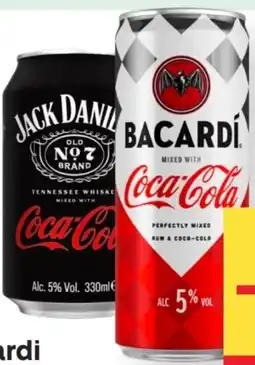 MPreis Bacardi& Coca-Cola Mischgetränk Angebot
