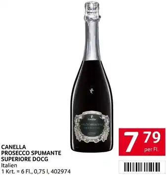 Transgourmet Canella Prosecco Spumante Superiore DOCG Angebot