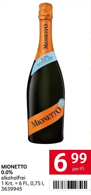 Transgourmet Mionetto 0.0% Angebot
