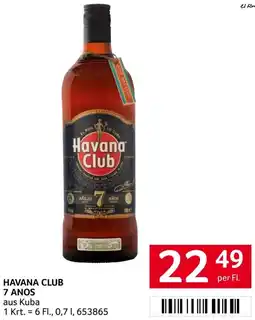 Transgourmet Havana Club 7 Años Angebot