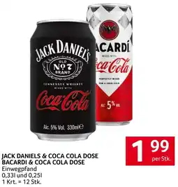 Transgourmet Jack Daniel's & Coca-Cola Dose Bacardi & Coca Cola Dose Angebot
