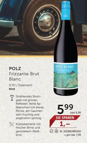 Interspar Polz Frizzante Brut Blanc Angebot