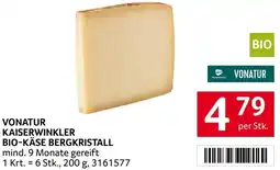 Transgourmet Vonatur kaiserwinkler bio-käse bergkristall Angebot
