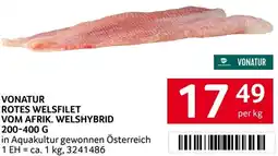 Transgourmet Vonatur rotes welsfilet vom afrik. welshybrid Angebot