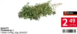 Transgourmet Quality thymian kl.1 Angebot