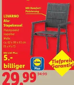 Lidl Livarno Alu- Stapelsessel Angebot