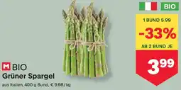 MPreis Grüner Spargel Angebot