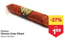 MPreis Goikoa Chorizo Cular Pikant Angebot