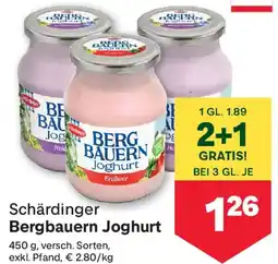 MPreis Schärdinger Bergbauern Joghurt Angebot