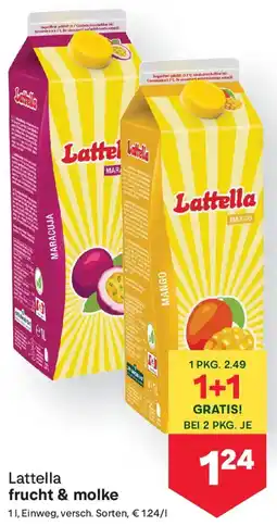 MPreis Lattella frucht & molke Angebot