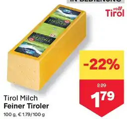 MPreis Tirol Milch Feiner Tiroler Angebot