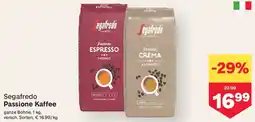 MPreis Segafredo Passione Kaffee Angebot