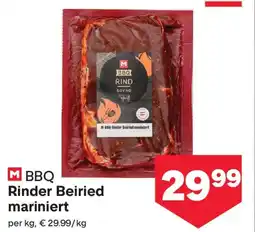 MPreis M BBQ Rinder Beiried mariniert Angebot
