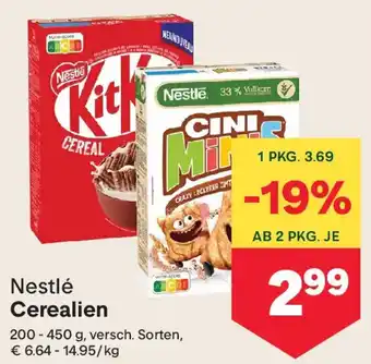 MPreis Nestlé Cerealien Angebot