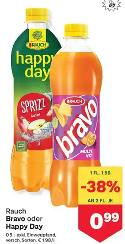 MPreis Rauch Bravo oder Happy Day Angebot