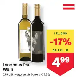 MPreis Landhaus Paul Wein Angebot