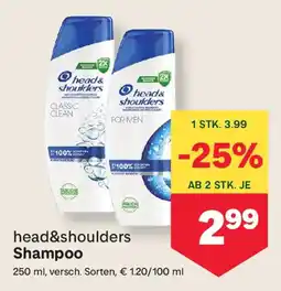 MPreis Head&shoulders shampoo Angebot