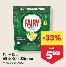 MPreis Fairy Tabs All in One Zitrone Angebot