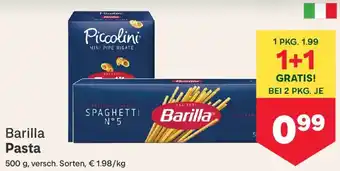 MPreis Barilla Pasta Angebot