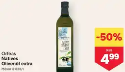 MPreis Orfeas Natives Olivenöl extra Angebot