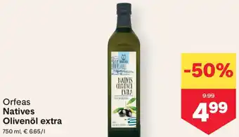 MPreis Orfeas Natives Olivenöl extra Angebot