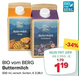 MPreis BIO vom BERG Buttermilch Angebot