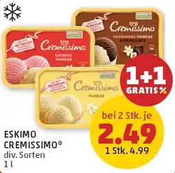PENNY Eskimo cremissimo Angebot