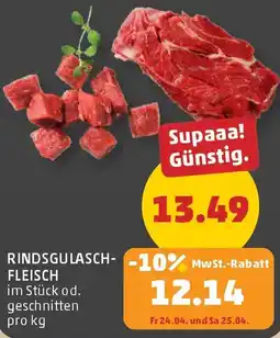PENNY Rindsgulasch- fleisch Angebot