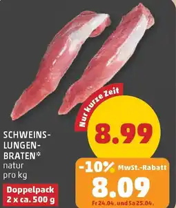 PENNY Schweins- lungen- braten Angebot