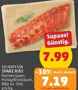 PENNY Delikatessa spare ribs Angebot