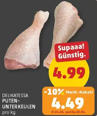 PENNY Delikatessa puten- unterkeulen Angebot