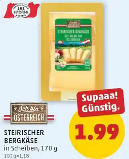 PENNY Steirischer bergkäse Angebot