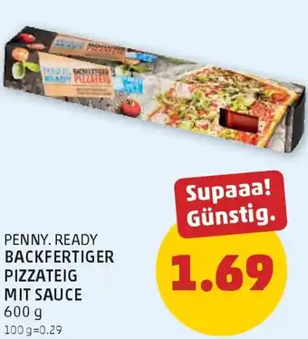 PENNY Penny. ready backfertiger pizzateig mit sauce Angebot