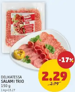 PENNY Delikatessa salami trio Angebot