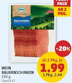 PENNY Wein bauernschinken Angebot
