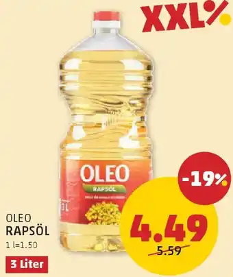 PENNY Oleo rapsöl Angebot