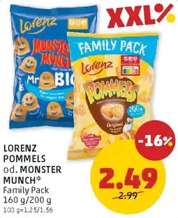 PENNY Lorenz pommels od. monster munch Angebot