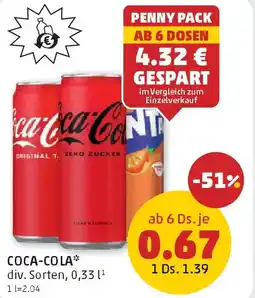 PENNY Coca-cola Angebot