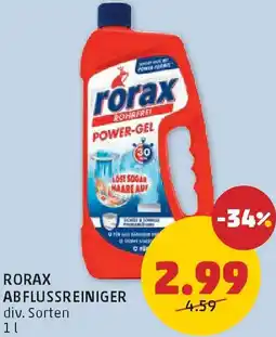 PENNY Rorax abflussreiniger Angebot