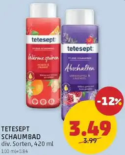 PENNY Tetesept schaumbad Angebot