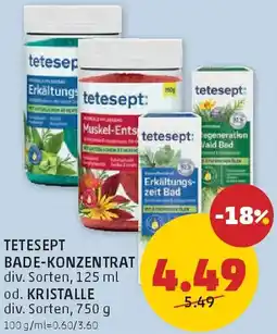 PENNY Tetesept bade-konzentrat od. kristalle Angebot