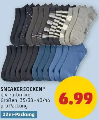 PENNY Sneakersocken Angebot