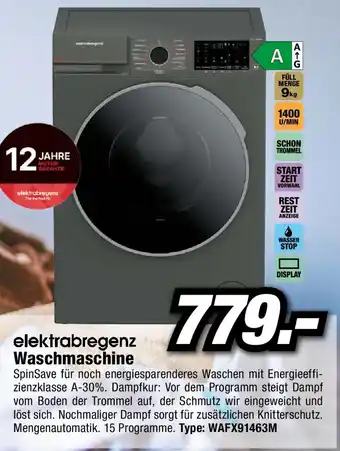 Elektrabregenz stand-waschmaschine wafx91463m manhattan