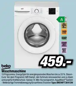 Red Zac Beko Stand-Waschmaschine BM3WFT38413W weiß Angebot